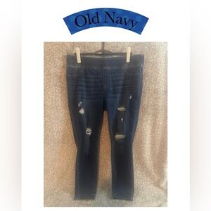 OLD NAVY Rockstar Super Skinny Distressed Jegging 16P